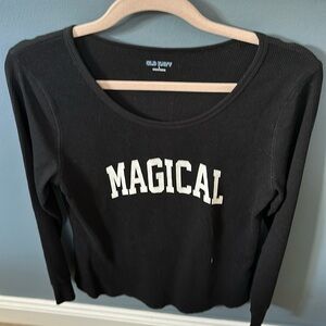Old Navy Black 'Magical' Women's Top